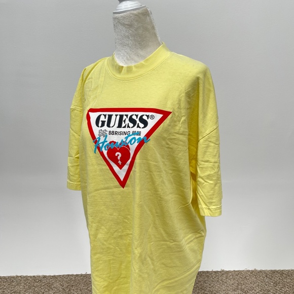 Guess x 88rising collab T-shirt in Yellow Men's - Picture 6 of 10